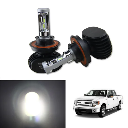 Kit de faros LED de alta potencia, bombillas Hi Lo Beam de 8000LM, 50 W, para Ford F150 F-150, 2004-2014, luz blanca alta y baja