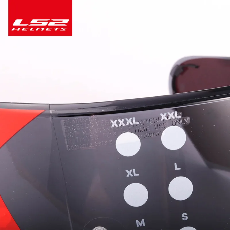 100% Original LS2 FF390 Breaker Motorcycle helmet chrome mirror lens smoke colorful silver visor with Anti-fog holes