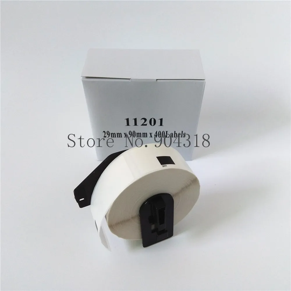 4 x Rolls Brother DK 11201 DK-1201 Compatible Labels 29mmx90mm for QL 700 710W 720NW 800 810W 820NWB 1050 1060N 1100 1110NWB