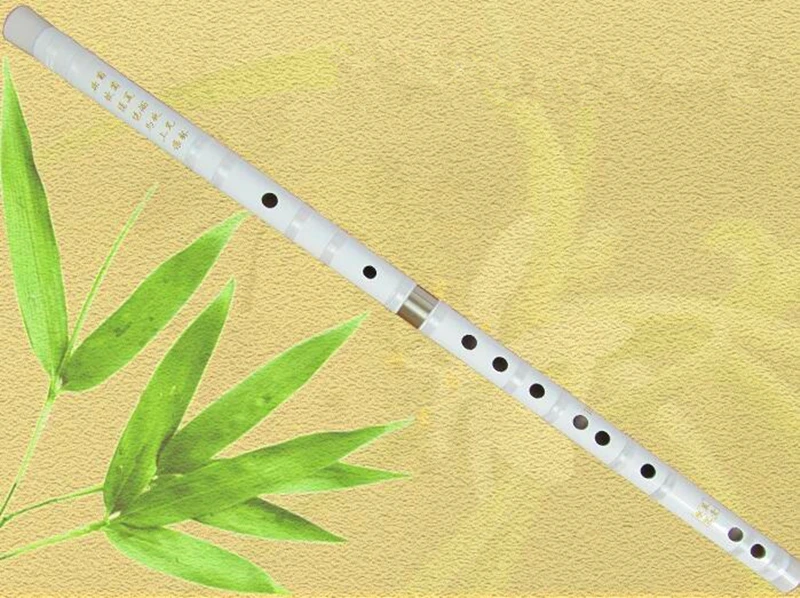 Chinese Flute Dizi C D E F G Key White Color Flute Open Hole Musical Instruments Flauta Transverse Flute Handmade Chinese Flute