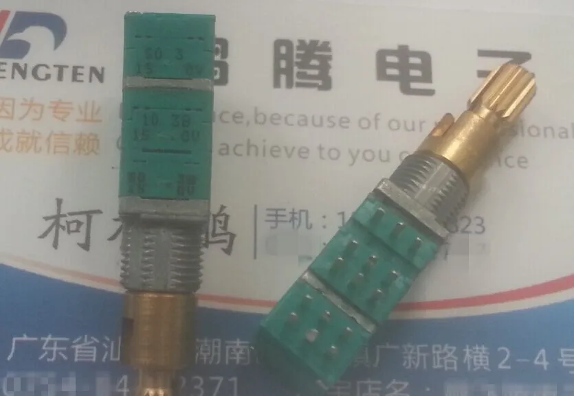 Original new 100% 3 couplet multi resistance dual precision potentiometer B503 103B 50K 10K (SWITCH)