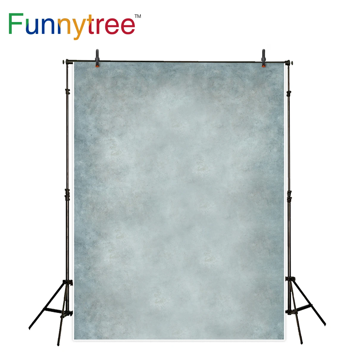 Funnytree gray pure color grunge portrait old master photography backdrops baby background photo studio  February 23 photophone