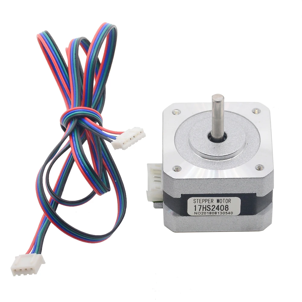 5PCS 17HS2408 D Axis 0.6A 12Ncm 17 Bipolar Stepper Motor 4-lead CNC 3D Printer 4 Wire W315