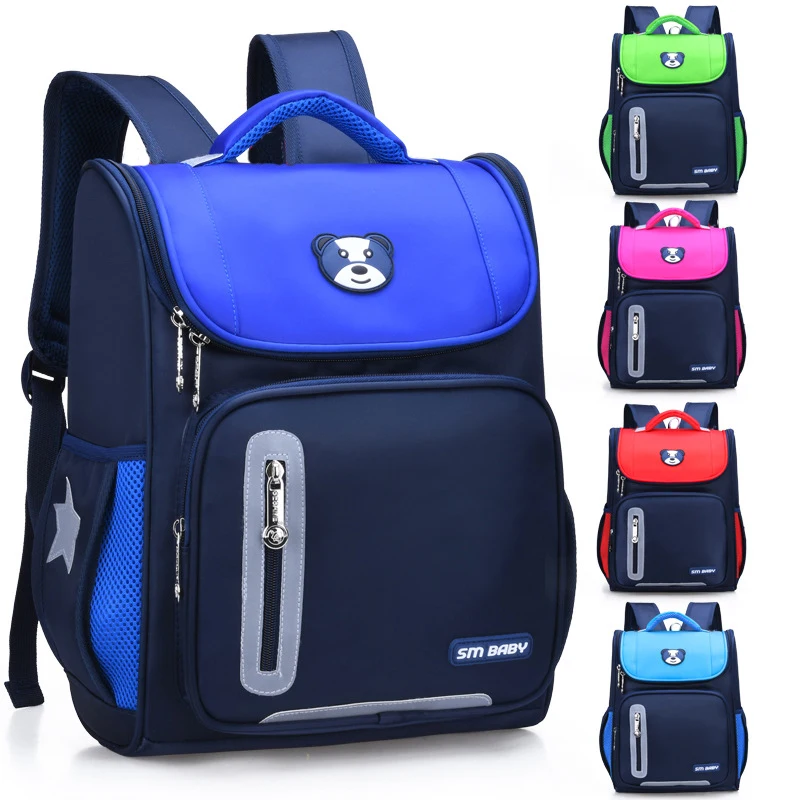 Children School Bags For Boys and Girls Backpacks School 3D Nylon Primary School Students Backpack Grade 1-4 Class Kids Knapsack