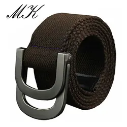 Casual Men's Canvas Belts for Man Strap Tactical Belt for Military Jeans Double Ring Buckle Belts Cummerbunds