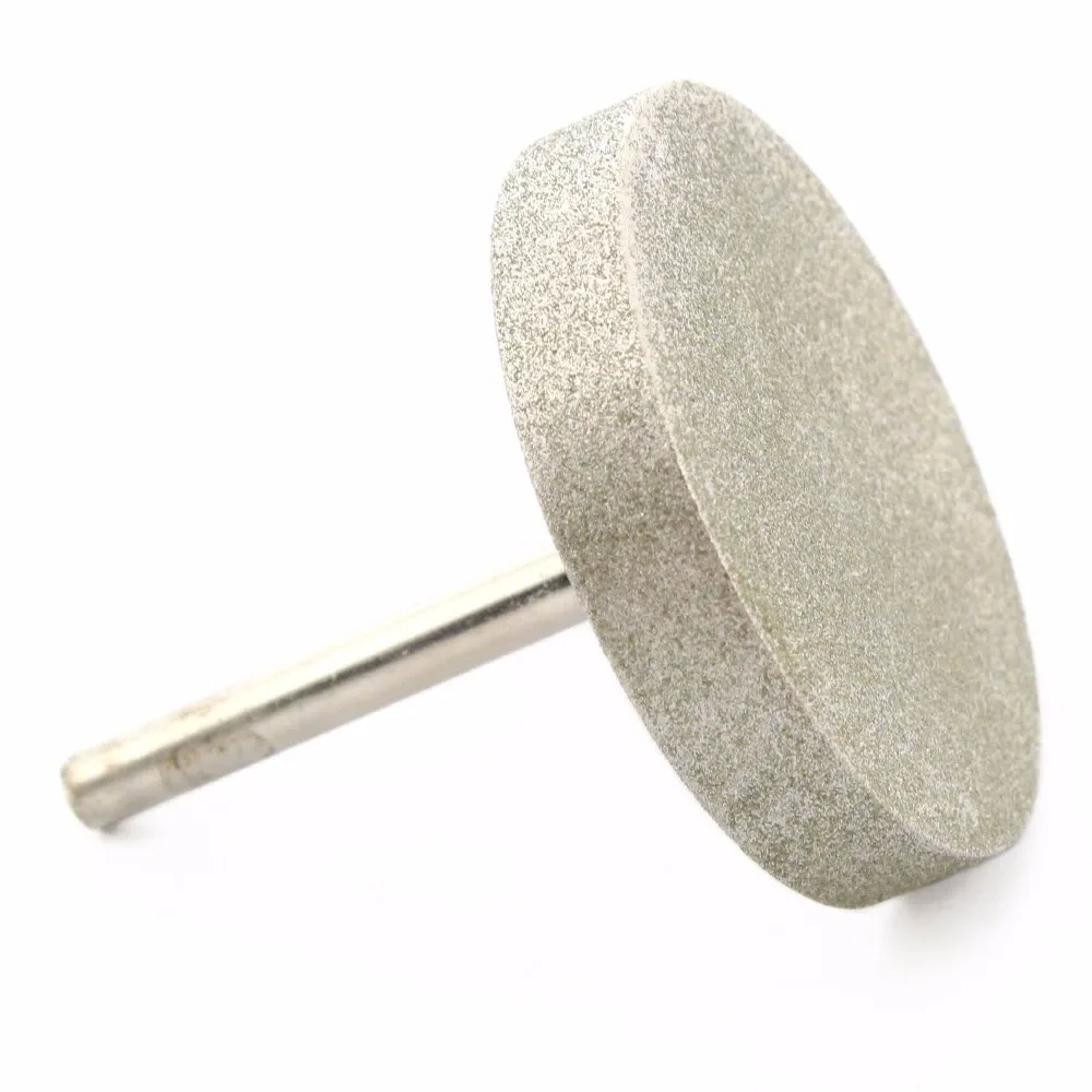 

60 mm Cylinder Diamond Grinding Head Coated Cylindrical Burr Bit Mounted Points Shank 6mm Lapidary Tools for Stone Gemstone Jade
