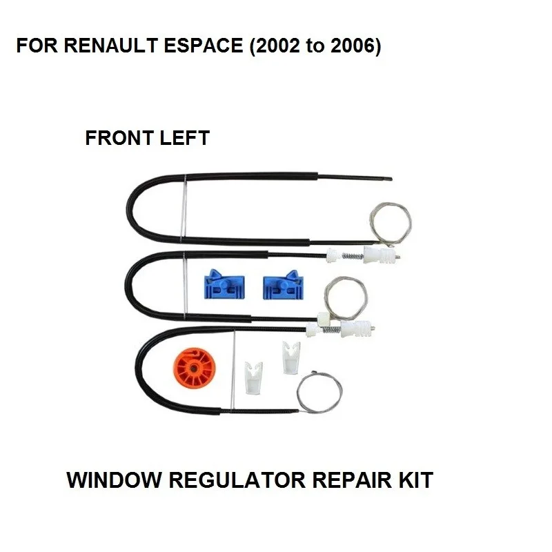 

FOR RENAULT ESPACE MK IV 4 ELECTRIC WINDOW REGULATOR REPAIR KIT FRONT LEFT 2002-2006