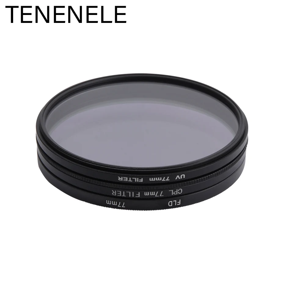 49mm 52mm 55mm 58mm 62mm 67mm 72mm 77mm 82mm CPL FLD UV 3 in 1 Camera Filters Set For Sony Nikon Canon Fuji Pentax Camera Filter