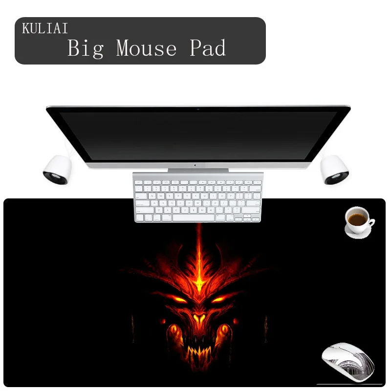 XGZ Super Large Size Mouse Pad Natural Rubber Material Waterproof Desk Gaming Mousepad Desk Mats for Dota LOL PUBG Surprise