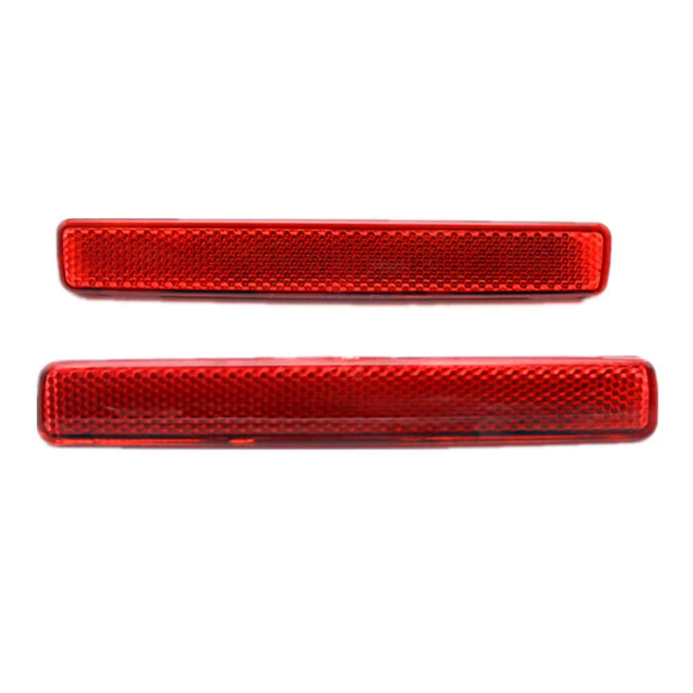 2Pcs Left & Right For VW Transporter T5 2003-2009 Red Rear Bumper Reflector Tail Light Bars Brake Parking Warning