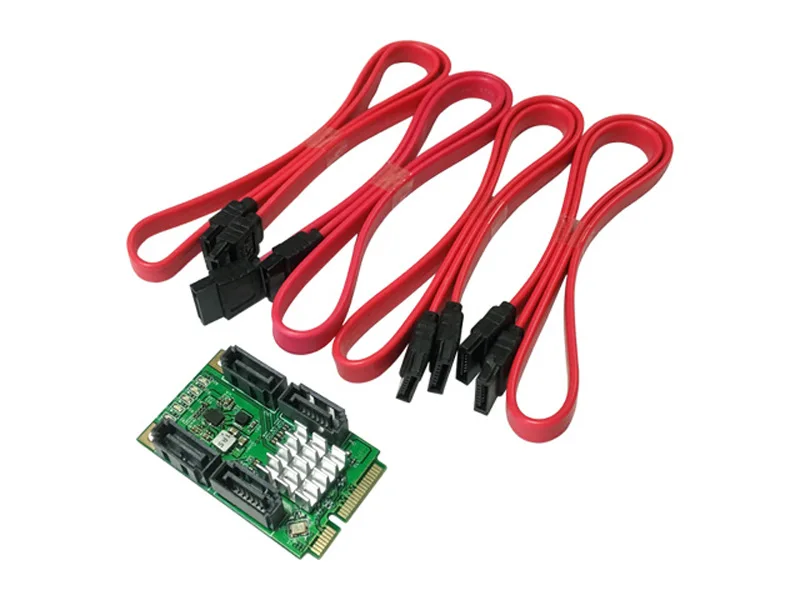 SATA Card Mini PCI-Express to 4-port SATA3.0 6Gb/s Controller Card SATA Adapter