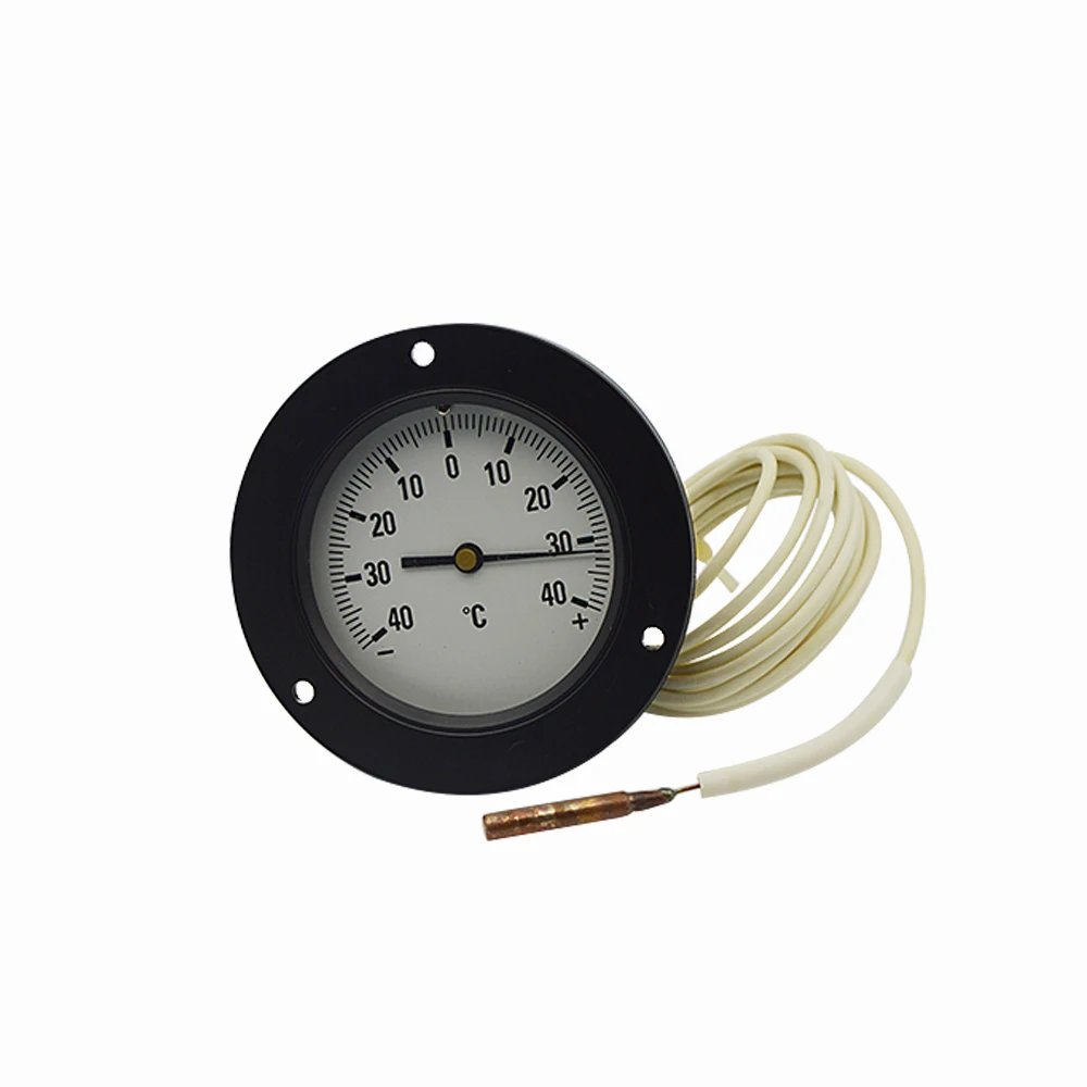 -40-40 Degrees Celsius 63mm Dial Thermometer - Water Temperature Gauge for Air Conditioning Refrigeration Boilers