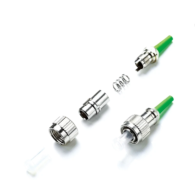 FC fiber connector with ferrule Adjustable type APC SM MM black green 3.0 2.0 0.9mm unassembled optical ftth accessory 1000pcs