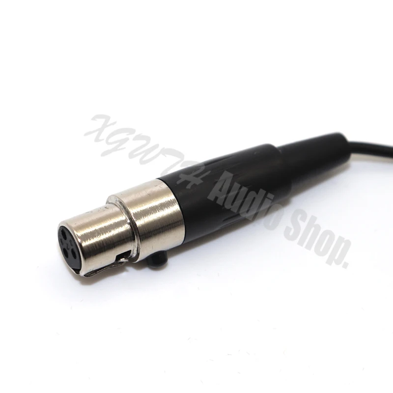 Micrófono condensador hipercardioide con Clip de corbata de solapa Lavalier para transmisor inalámbrico Body-Pack AKG Mini XLR de 3 pines TA3F