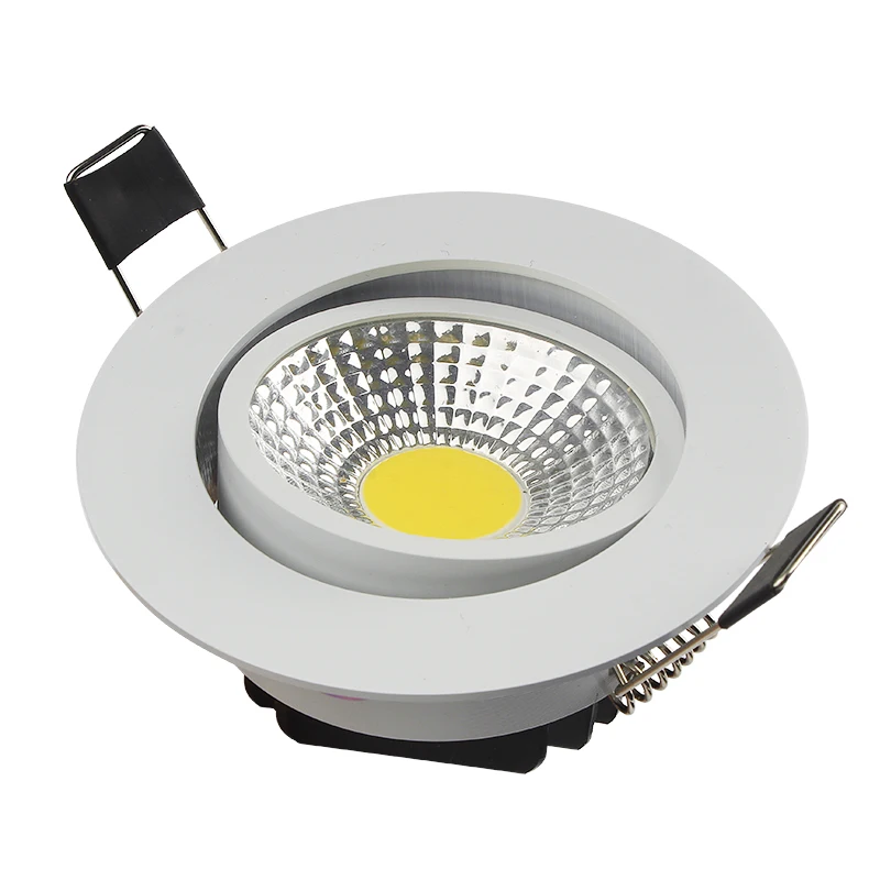 Oprawa LED typu Downlight Super Heldere Verzonken LED oprawa punktowa COB 5 W 7 W 9 W 12 W reflektor LED dekoracyjna lampa plafonowa AC/DC 12 V