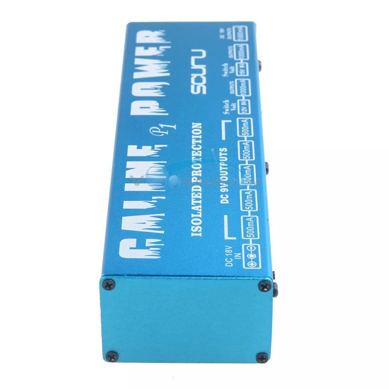 Caline P1 Isolated Power Supply 18V 2A 36W Guitar Effects Pedal 8 lsolated Outlets Power Supply P1 Blue Color Guitar Accessories