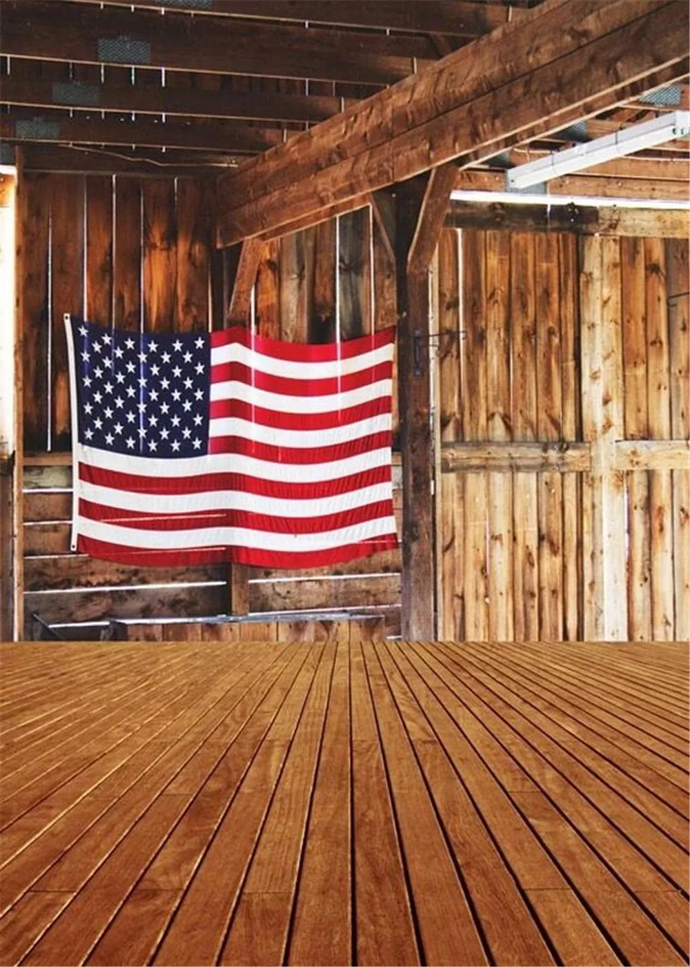 

Wood Wall Floor American Flag Vinyl Backdrops for Photography 4th of July Independence Day Kids Children Photo Shoot Backgrounds