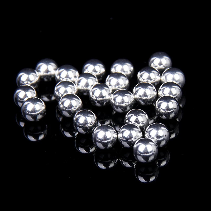 New Arrival Metallic Silver Color Resin Pearls 500pcs/1000pcs/2000pcs Many Sizes No Hole Simulated Cabochon Round Beads DIY