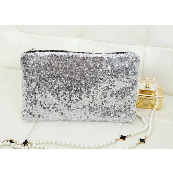 Luxury Sequins Hand Bag Taking Late Package Day Clutche Bag Sparkling Dazzling Sequins Clutch Bags Purse Handbag