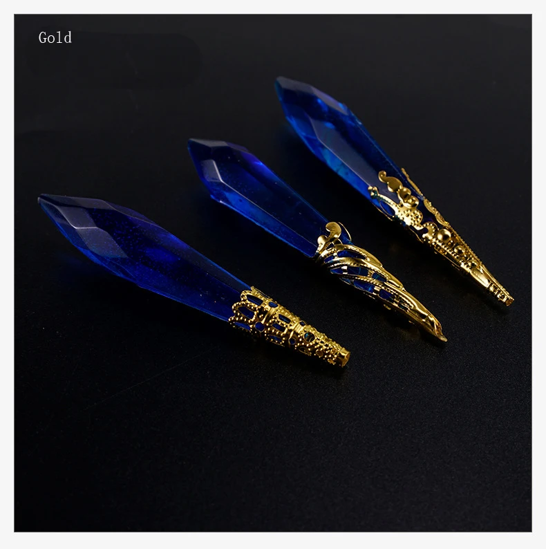 New 20pcs/lot Horn Flower Long Pendant Bead Caps Connectors 23/31/41mm Golded Bronze Plated