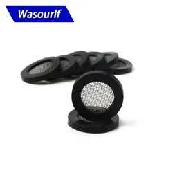 WASOURLF 5 PCS G1/2 20mm DN15 3/4 Shower Head Mesh Filter Rubber Ring Nozzle Hose Gasket 304 Stainless Steel Hermetic Seal