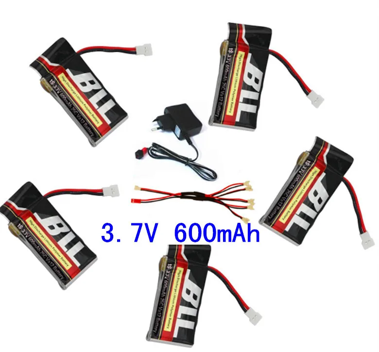 

5 шт. Syma X5C X5SC X5C-1 SS40 FQ36 T32 T5W H42 до 5 3,7 в 600 мАч обновленная батарея с USB зарядным кабелем адаптер запасные части