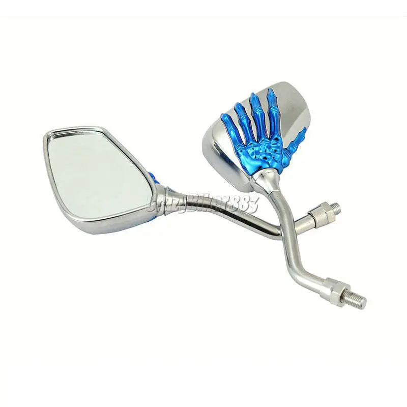 Blue Motorcycle Rear view Side Mirrors For Suzuki Boulevard Intruder Volusia VS 700 750 800 1400 1500 C109R C50 C90 M50 M90 M95