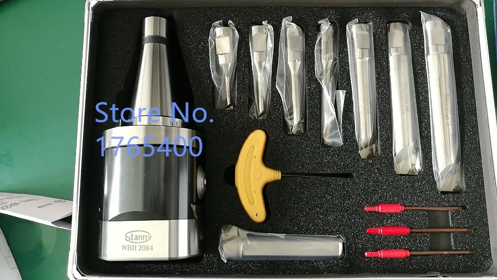 Precisão nbh2084 8-280mm chato cabeça sistema + nt40 m16 suporte + 8 pces 20mm chato barra tocou 8-280mm chato conjunto de ferramentas