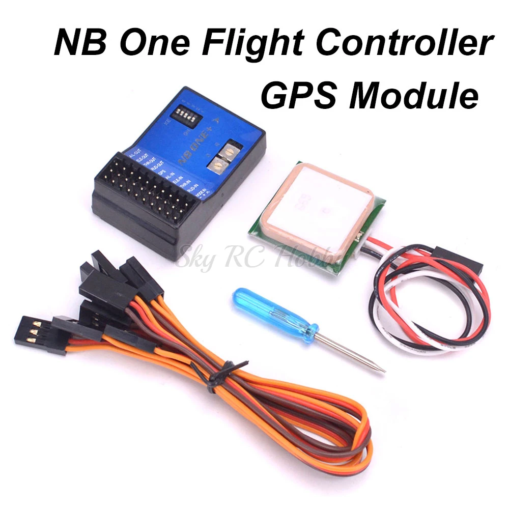 NB One 32 Bit Flight Controller Built-in 6-Axis Gyro with Altitude Hold Mode + GPS Module for FPV RC Fixed wing Fixed-wing