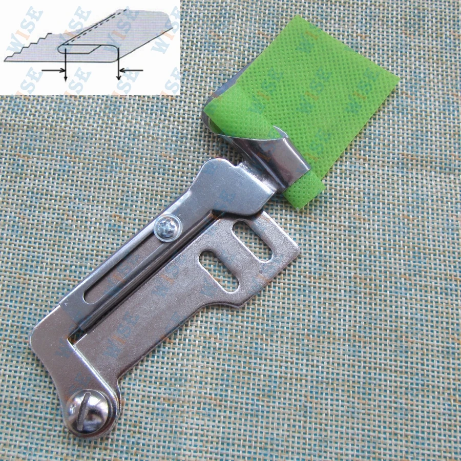 DOUBLE FOLD CLEAN FINISH HEMMING FOLDER ATTACHMENT FOR SEWING MACHINES HEMMER #KL-51