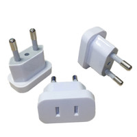 1pcs Power Plug Adapter US To EU Euro Europe Plug Power Plug Converter Travel Adapter US to EU Adapter Electrical Socket