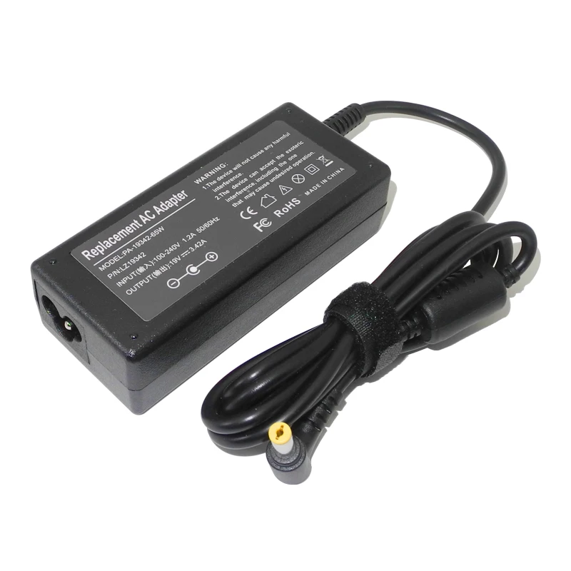 19V 3.42A 65w Universal AC Adapter Battery Charger for Acer Emachines E525 E625 E627 E725 Laptop Free Shipping