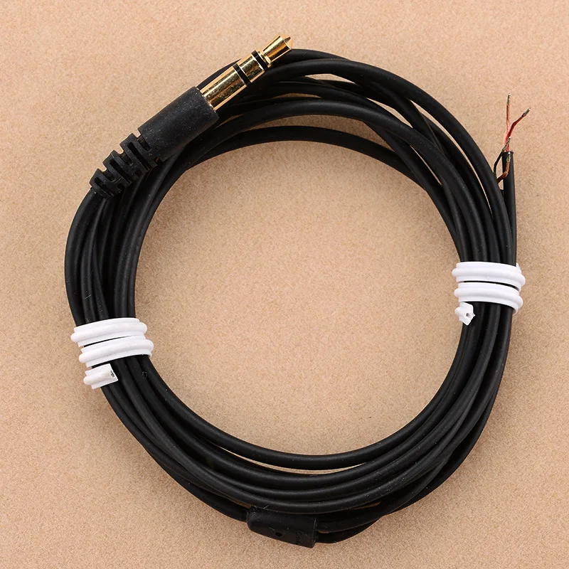 كابل سماعة أذن ذاتي الصنع سلك جهير 14 كابل TPE كوري 1.2 متر