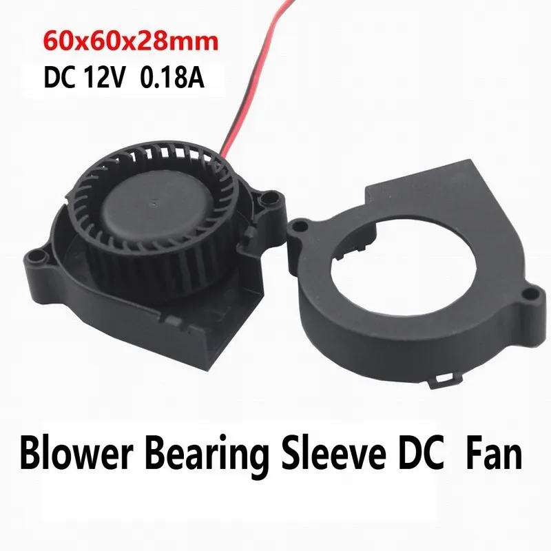 1 шт., вытяжной вентилятор Gdstime 60 мм x 28 мм, 12 В, 6028s, 2 контакта, 60x28 мм