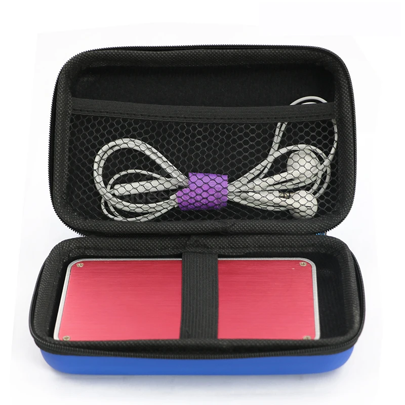Nero/blu disco rigido carry borse SSD HDD protegge la cassa per MP3/MP4/Auricolare/Box/ digitale Protetto anti-shock hard disk borse