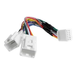 Car CD Adapter Audio Interface SD 2x6P Connect 1 to 2 for Toyota RAV4 Sequoia Sienna Tacoma Yaris for Lexus ES300 IS220