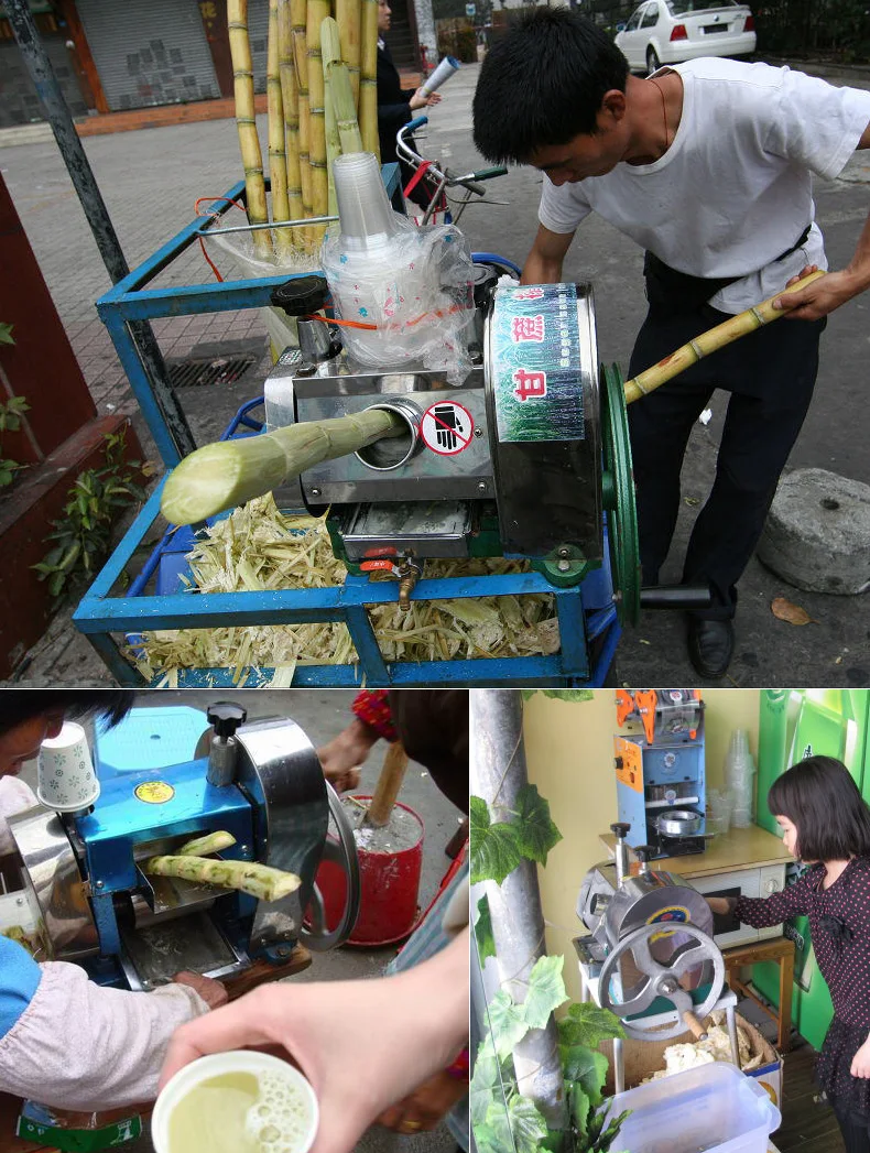 LC-SY01 cầm Tay thép không gỉ máy tính để bàn máy mía, mía-nước trái cây ép, mía crusher, Mía máy ép trái cây