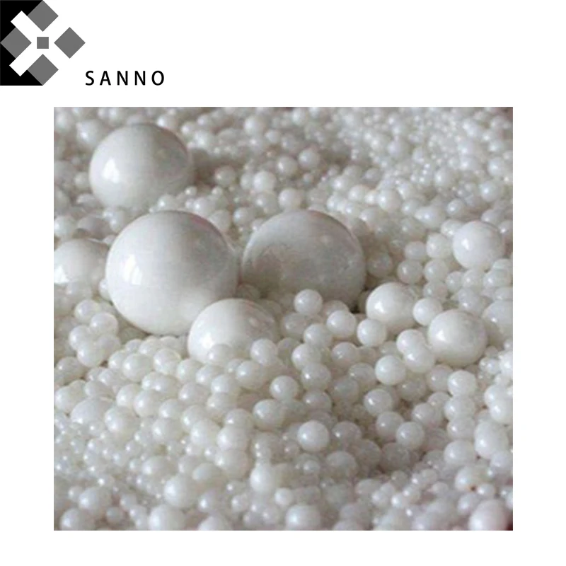 80% độ chính xác Cao oxit zirconia gốm mài bóng 0.2mm, 0.3mm, 0.5mm, 2mm, 3mm ZrO2 công nghiệp hạt gốm cho mang