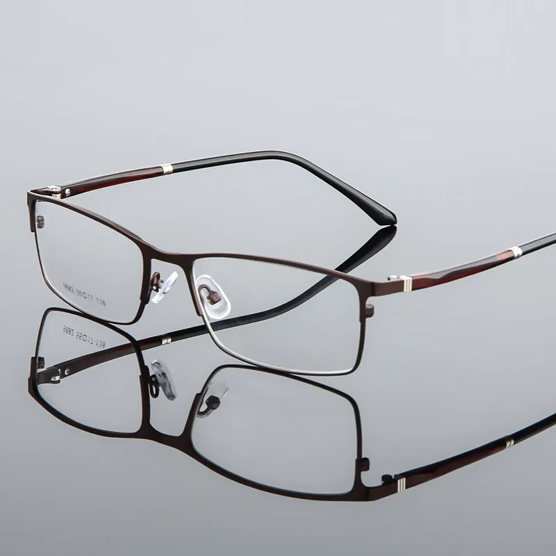 

Luxury Eyeglass Frames Titanium Alloy Optical Glasses Prescription Spectacles Full Rim Eyewear Metal Frame Glasses Frame