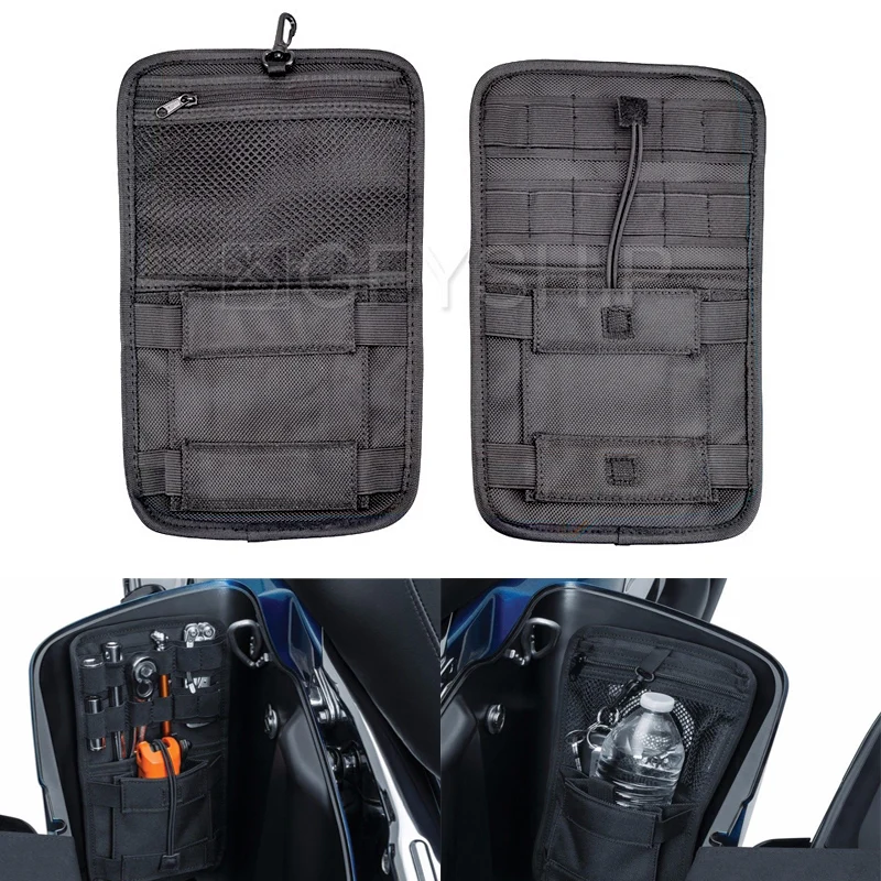 

For Harley Touring Road King Road Glide Street Glide Electra Glide Ultra-Classic FLT FLHT Saddlebag Organizer Hard Bags Storage