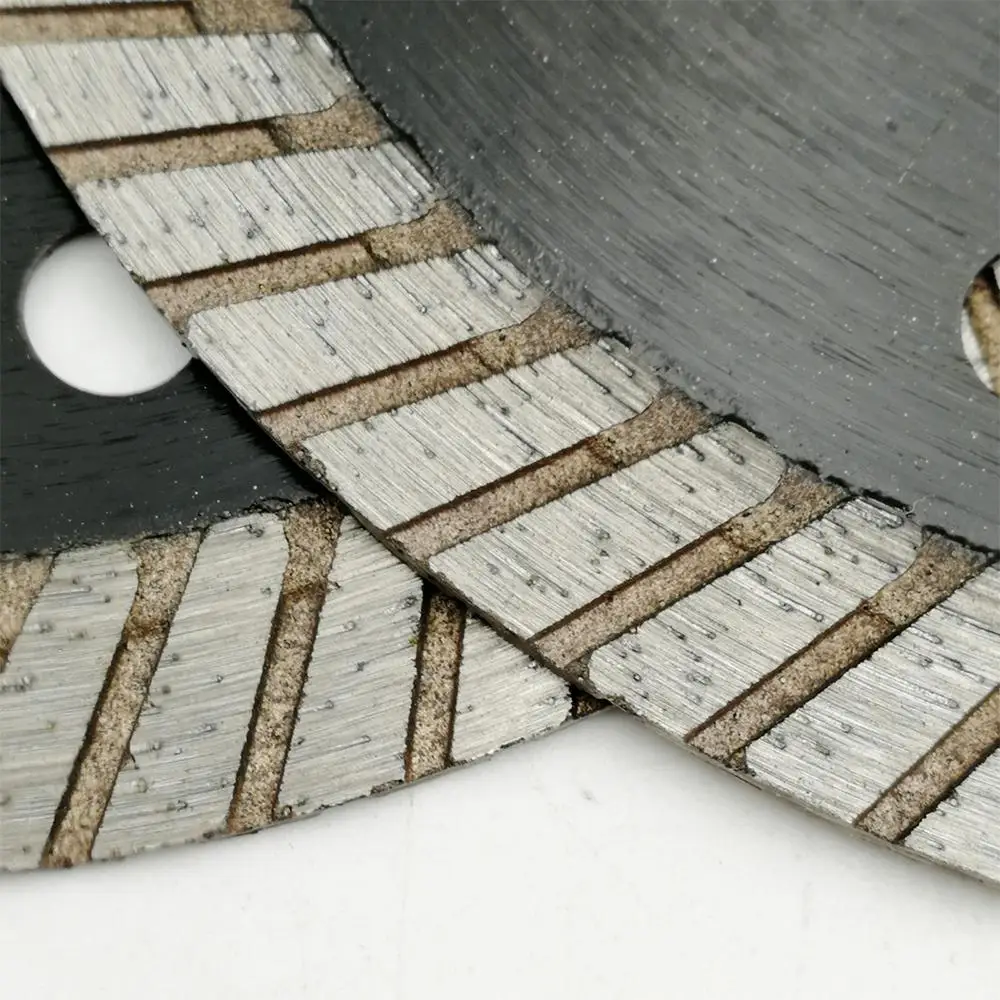 SHDIATOOL 5 pièces 4.5 Pouces Superthin Turbo disques avec 10mm segment hauteur De Coupe des Matériaux Durs En Céramique Carreaux De Granit De Coupe