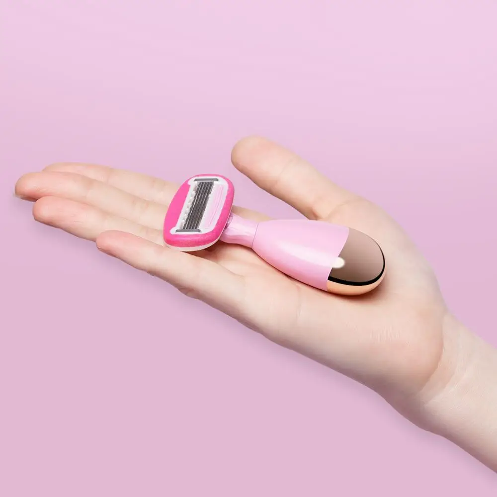 Youpin ZHIBAI DL2 الحلاقة اليدوية للنساء الجسم Ra zors شفرة الحلاقة سلامة الشعر سيدة Ra zor رئيس مع استبدال شفرات Ra زور #3