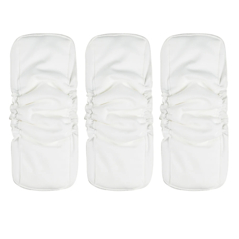 Waterproof PUL Bamboo Cotton Inserts With Double Gussets [10pcs A Parcel ] Nappy Insert 5 Layers Well Quality Bamboo Diaper Pads