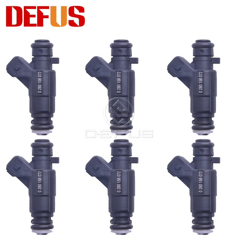 DEFUS 6X Fuel Injector 0280156072 For Mercedes-Benz E55 CL55 S55 AMG 03~06 CLS55 2006 SL55 03~08 G55 05~10 5.4L 5.5L V8 NEW Bico