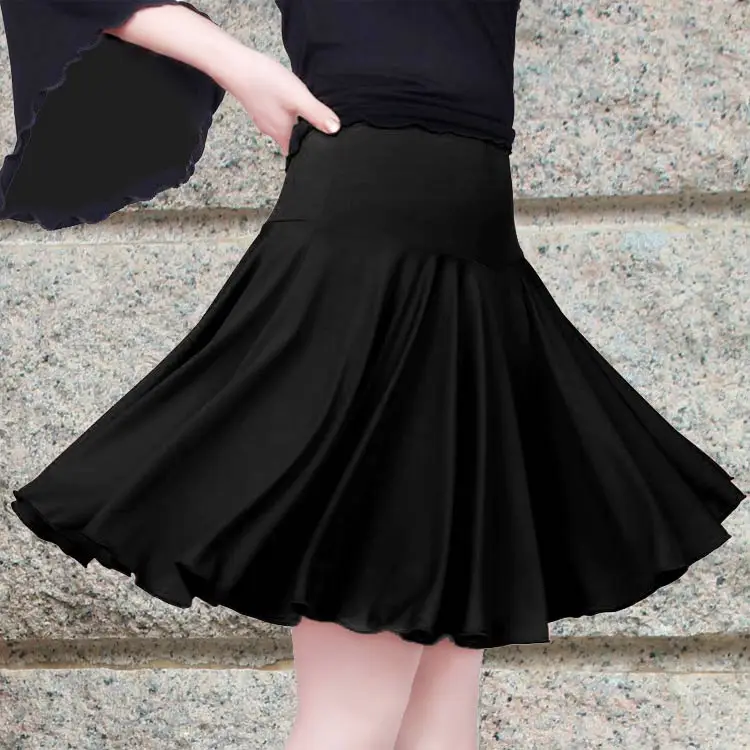 Latin Dance Skirt Woman Costumes Latin Dance Adult Square Dance Dress contains Lady Dancewear 3 color
