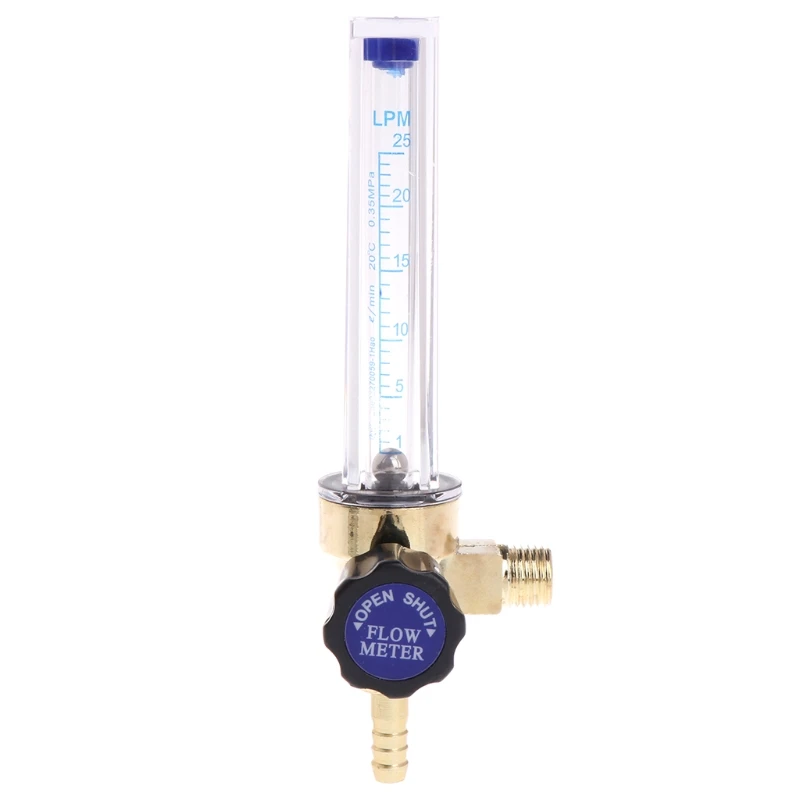 Medidor de fluxo de gás, 1/4pt, 7mm, farpada, argônio, ar, co2, ar, regulador de soldagem, 0.35 mpa