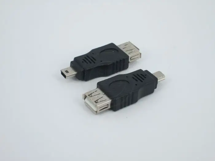 new usb to usb male-female connector plug v8 revolution usb female otg adapter Mike 5P Interface