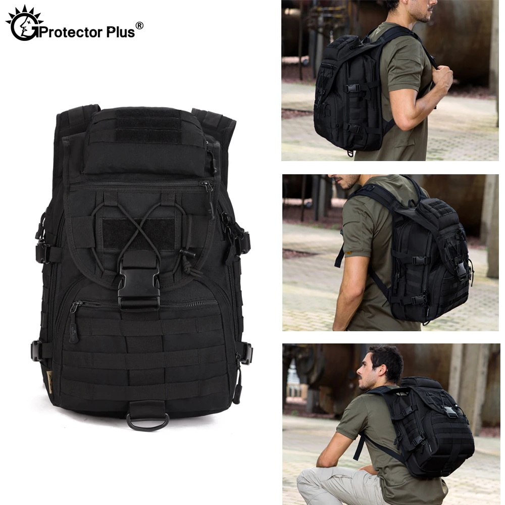 PROTECTOR PLUS 40L Zaino tattico X7 impermeabile per il tempo libero Borse per il movimento del pesce spada Borsa Molle per computer da viaggio all'aperto