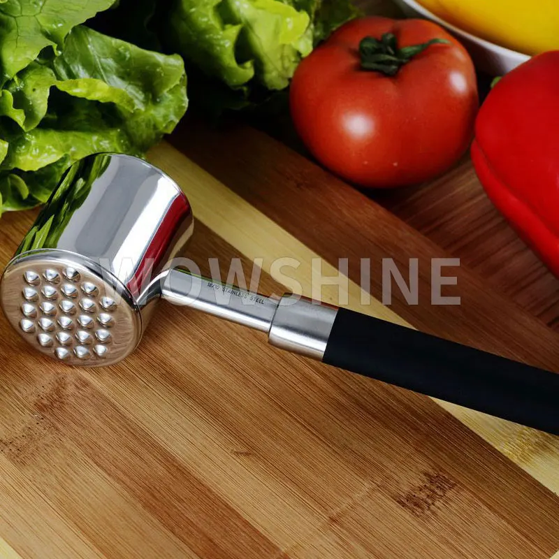 Free shipping Massifs meat hammer steak 304 stainless steel meat tenderizer pounder pork chop hammer steak tools