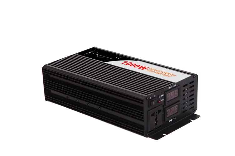 1000W pure sine wave solar power inverter DC 12V 24V 48V  to AC 110V 220V digital display